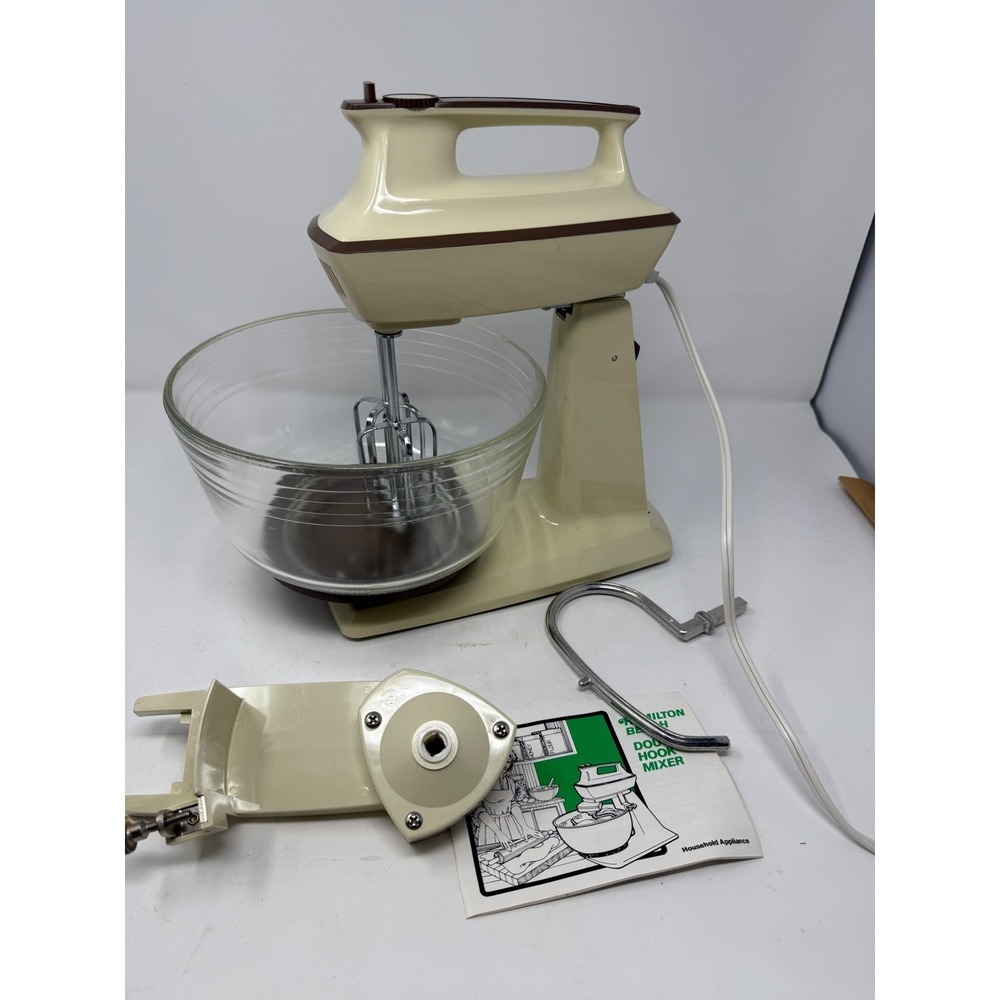 MCM VTG Hamilton Beach 066 Scovill  Stand Mixer‎ Dough Hook Bowl Beaters Manual